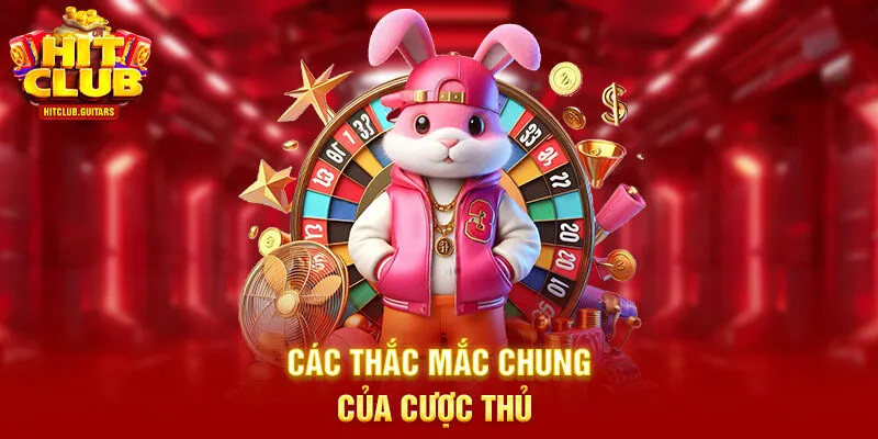 Các thắc mắc chung của cược thủ 